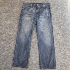 Levi Strauss 569 Jeans Mens W36 L31‎ Blue Denim Loose Fit Straight Leg Casual